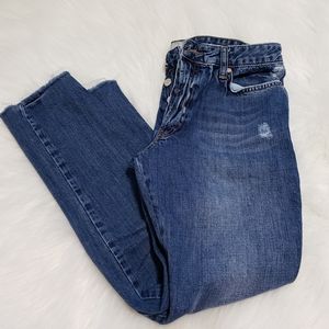 Free People lightly distressed jeans